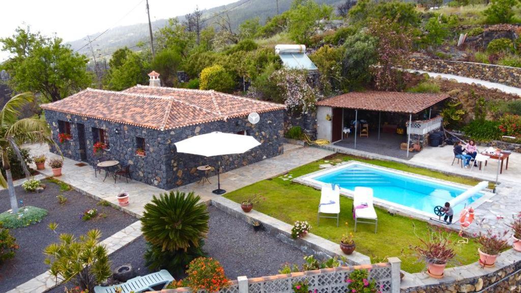 Climatized Pool Free Wifi Casa Rural Las Pareditas Tijarafe Exterior photo