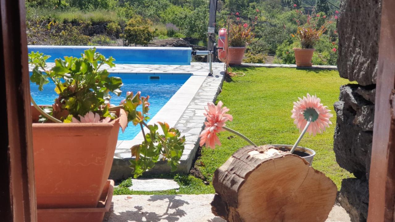 Climatized Pool Free Wifi Casa Rural Las Pareditas Tijarafe Exterior photo