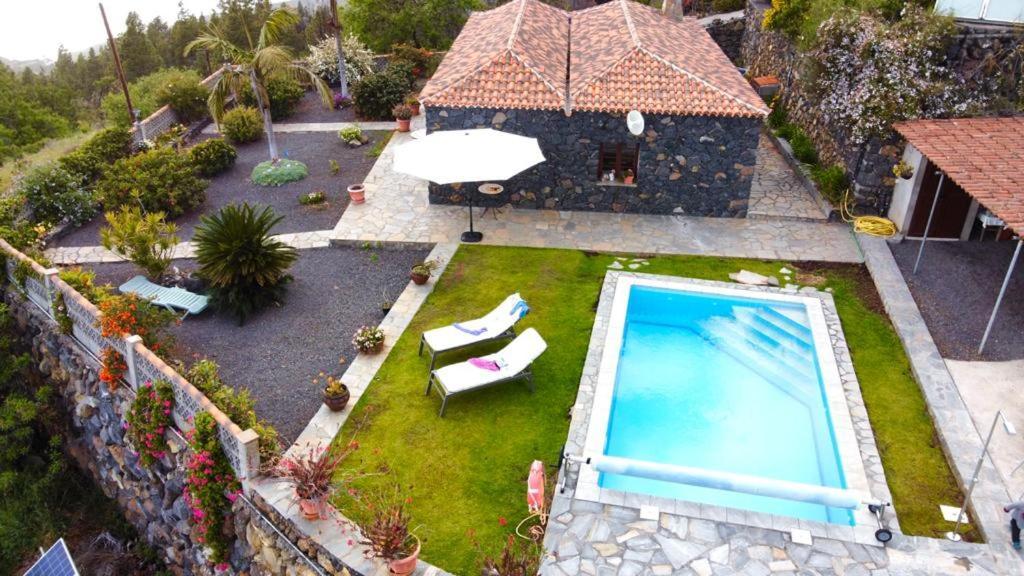 Climatized Pool Free Wifi Casa Rural Las Pareditas Tijarafe Exterior photo